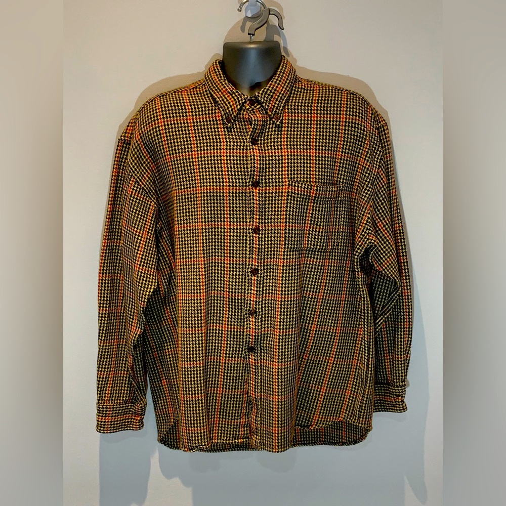 Men’s J Crew Twill Shirt 100% Cotton XLT Heavy Duty Thick Texture‎ Work Tough